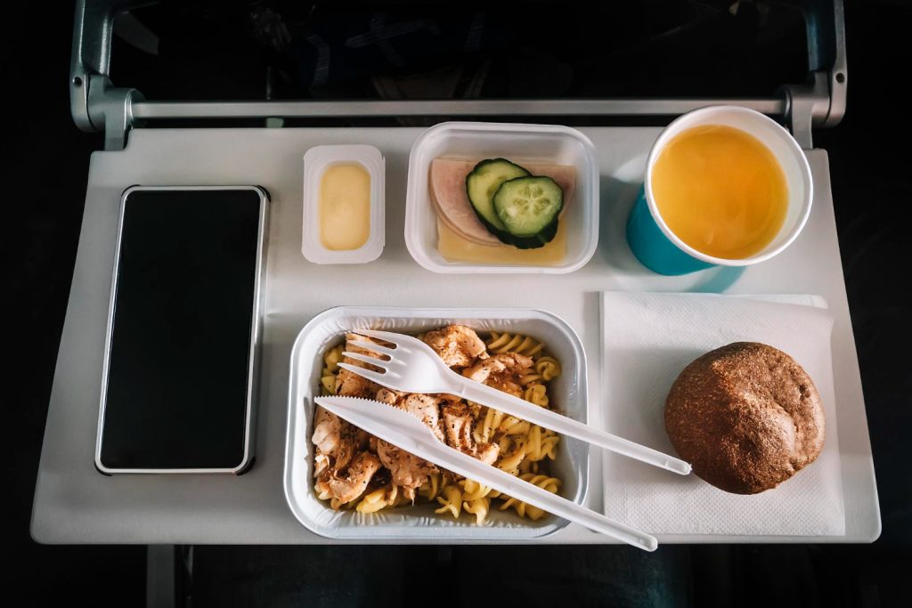 อาหารบนเครื่องบิน airplane food