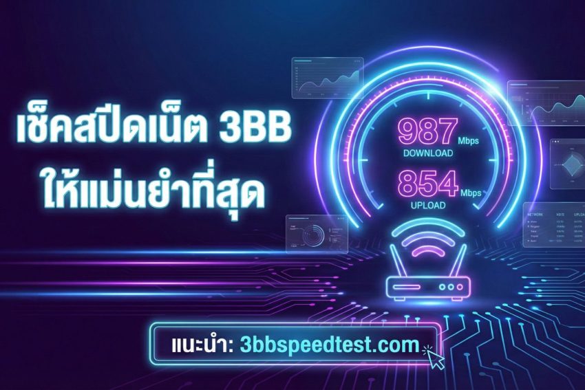 เช็คความเร็วเน็ต